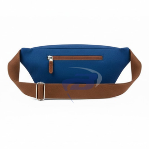 Riñonera de la Hermandad AKA Alpha |   Kapa |   Bolso Bandolera Unisex Impermeable con Cierre de Cremallera y Patrón de Letras Alfabéticas, con Logotipo Personalizado - Product Image 2