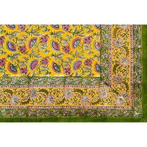 Best Selling Products Pure Cotton Hand Block Ajrakh Printed Fabric <b>for</b> Apparels - Product Image 3