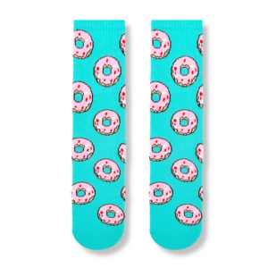 Juego de 6 Calcetines con Diseño de Comida Rápida, Transpirables, Desechables, de Nailon, Talla Única, con Lindos Bordados y Estampados Jacquard para Invierno - Product Image 3