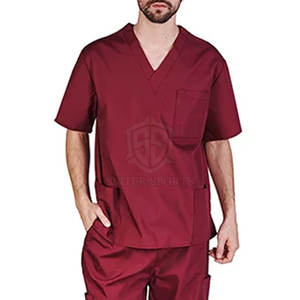Ropa de hombre hecha de alta calidad, traje médico, uniformes de moda, conjuntos de baño - Product Image 1