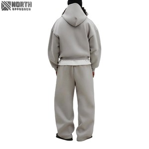 Survêtement en polyester et coton épais de haute qualité pour hommes, survêtements baggy vierges pour hommes, survêtement de football - Product Image 3