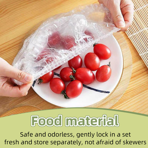 Food Grade HDPE Plastic Film <b>Wrap</b> Roll High Tensile Strength Transparent Film for <b>Kitchen</b> Food Storage - Product Image 4