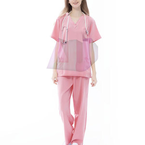 Conjuntos de Uniformes Médicos de Algodón de Alta Calidad, Fáciles de Usar, Diseño Ligero y Ecológico, Material Suave y Cómodo, Estilo Elegante para Uso Hospitalario - Product Image 2