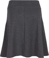 Falda escolar de cintura alta para niñas | Tela suave, corte entallado, corte acampanado para uniforme elegante, trajes casuales y ropa cómoda