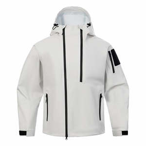 Logo OEM personnalisé respirant course à pied entraînement hommes sweat à capuche coupe-vent zippé veste de gym - Product Image 6