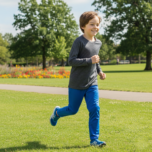 T-shirt de compression pour enfants à la vente chaude, mélange sans couture, manches longues, vêtements de sport |   Vêtements de performance pour enfants actifs - Product Image 3