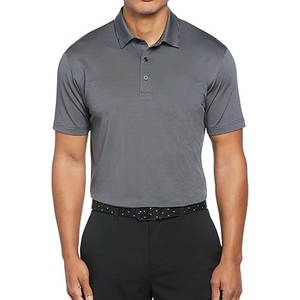 Camisa Casual de Golf para Hombre, Cuello Atlético, Antiarrugas, Lisa, 100% Algodón, Manga Corta - Product Image 2