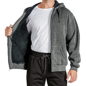 2025 nuevo estilo sudaderas con capucha para hombre cremallera de buena calidad 100% algodón cremallera completa calle para invierno venta en línea con servicio OEM - Product Image 6