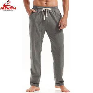 Pantalon de survêtement uni vierge Jogger Poids lourd Coton épais Pantalon de survêtement pour homme Stock - Product Image 2
