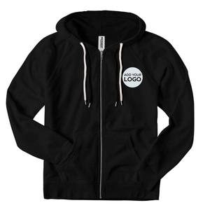 80% cotton / 20% polyester Zipper Hoodies Custom Independent Trading Co. Mid weight Full <b>Zip</b> <b>Hoodie</b> - Product Image 4