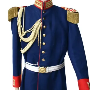 OEM Brass Band Uniforms High Quality Ceremonial Band Costume Customized Bandsman Jacket Wholesale Unisex Prince Tunic Handmade