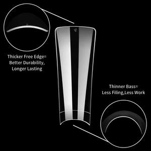 <span class=keywords><strong>Aillsa</strong></span> 500 unids/caja etiqueta privada al por mayor en forma de pies de pato anchos uñas postizas Gel acrílico puntas de uñas extensión puntas de uñas de pato - Product Image 6