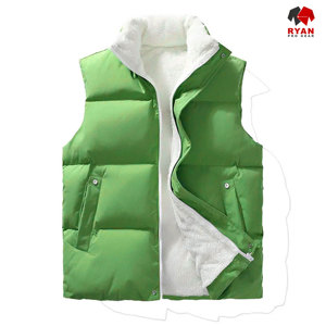 เสื้อกั๊กกันน้ำแบบพัฟเฟอร์สำหรับผู้ชาย ยี่ห้อ Ryan Pro Gear  แบบสั่งทำพิเศษ ลายเรียบ ระบายอากาศได้ดี ป้องกันการเกิดขุย  พร้อมตัวเลือกโลโก้ OEM - Product Image 2