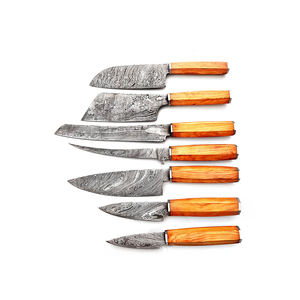 Juego de Cuchillos de Chef de Acero de Damasco Avanzado con Acero de Alto Carbono en Capas y Mangos Resistentes para Cocinar de Todo Tipo - Product Image 2