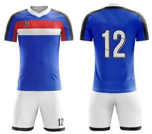 Uniforme d'équipe de club de sport entraînement chemise de football vintage vêtements de sport vêtements de football pour hommes maillot de football rétro personnalisé - Product Image 2