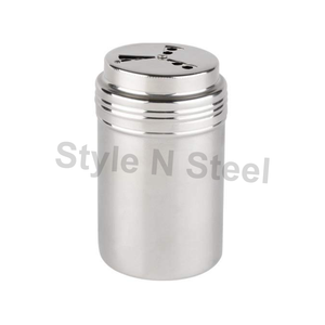 Silicone Bottom Salt Paper Salt and <b>Pepper</b> <b>Grinder</b> Set Stainless Steel Edge Top Black at Wholesale Price - Product Image 1