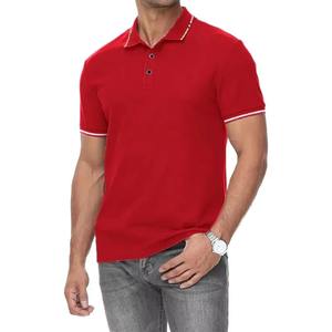 Nouveau Polo à Manches Courtes pour Homme, T-Shirt Oversize Contrasté pour Homme, T-Shirt Respirant, Léger, Streetwear, Hauts de Sport - Product Image 5