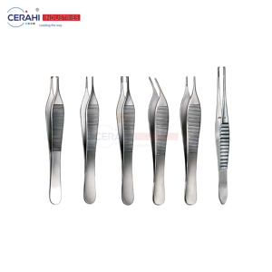 Mini pinzas Adson profesionales y pinzas CVD Adson Brown Set Micro disección e instrumentos de manejo de tejidos - Product Image 6