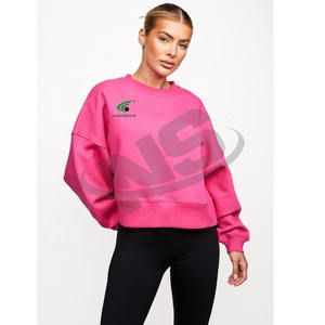 Sudadera de Invierno para Mujer, Estilo Nuevo, 100% Algodón, Transpirable, Tejida, Holgada, Manga Larga, Ropa de Calle, Hecha en Pakistán - Product Image 3