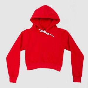 เสื้อฮู้ดดี้ผู้หญิงผ้าฝ้ายทรงครอป แขนยาว ทรงโอเวอร์ไซส์ ปักลาย DTG สไตล์ลำลอง สตรีทแวร์ สำหรับออกกำลังกาย โยคะ ฤดูหนาว - Product Image 4