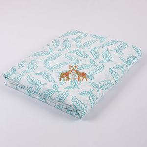Tela de Algodón con Estampado de Hojas Veraniegas, Material Ligero y Suave para Vestidos de Niñas, Cortinas, Juguetes, Transpirable - Product Image 5