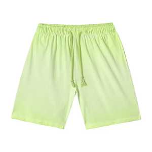 กางเกงขาสั้นผ้าฟลีซผ้าคอตตอนสไตล์สตรีทสำหรับผู้ชายกางเกงขาสั้นผ้าฟลีซผ้าเปียกแสงแดดปักลาย - Product Image 6