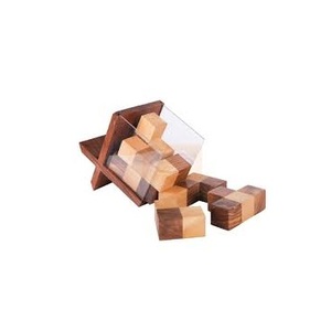 เกมปริศนาทำจากไม้แบบ3D ด้วยมือรูปทรงไม่เหมือนใครเกมปริศนาไม้ - Product Image 3