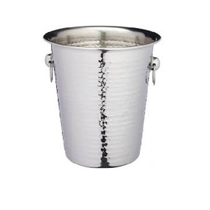 Meilleur vendeur, seau à glaçons en métal à double paroi isolé avec poignée, acier inoxydable, articles de bar, refroidisseur à vin martelé en cuivre - Product Image 5