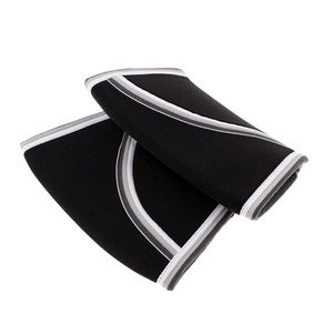 Black White Color Good Supplier With Own Logo New Arrival Premium Quality Weightlifting Elbow <b>Sleeves</b> BY AMAZING INDUSTRIES - Product Image 1