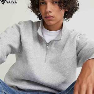 เสื้อสเวตเตอร์มีฮู้ดแบบสวมหัวของผู้ชายเสื้อสเวตเตอร์ผ้าฝ้ายแขนยาวพิมพ์ลายขนาดตามสั่ง - Product Image 6