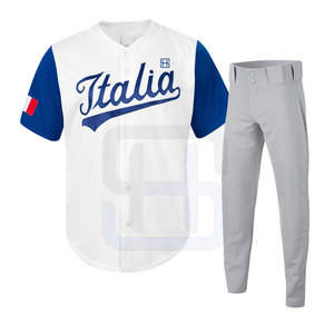 Uniforme de Béisbol de Alta Calidad para Equipos Adultos, 100% Poliéster, Secado Rápido, Ligero, Transpirable, Diseño Más Vendido con Servicio OEM - Product Image 1