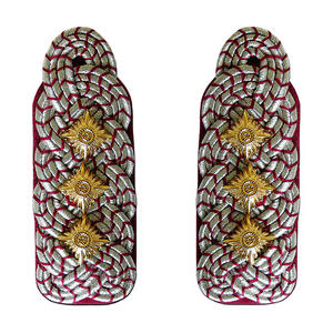 Epaulettes Elegantes con Trenzado en los Hombros, Epaulettes Hechas a Mano para Uniformes, Hombreras Personalizadas - Product Image 3