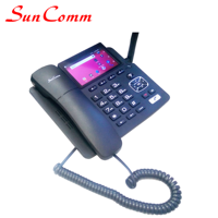 Téléphone de bureau sans fil 4G LTE GSM à carte SIM unique, point d'accès Wi-Fi, combiné mains libres Android pour l'Afrique, le Moyen-Orient et l'Amérique latine