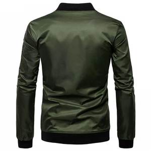 Blouson bombardier personnalisé décontracté pour hommes de haute qualité vêtements de rue en toile coupe-vent d'hiver veste décontractée pour hommes de haute qualité - Product Image 6
