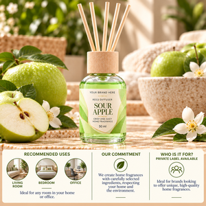 Diffusore di Fragranza OEM al Profumo di Mela Acida 50ml |   Fragranza Fresca e Fruttata per la Casa |   Produttore di Marchi Privati Spagna - Product Image 3