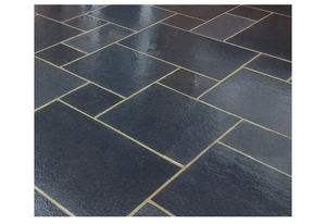 Tuile extérieure en pierre naturelle moderne de calcaire noir de Kota pour des applications de villa de cuisine - Product Image 6