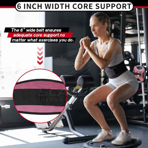 Lightweight Durable Premium Adjustable Breathable Sports Gear Weightlifting Nylon Lever <b>Belt</b> for Fitness Training Strength - Product Image 5