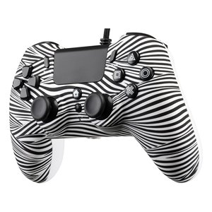 Playstation 4 Gamepad Black White Wired <b>Controller</b> Ps4 <b>Usb</b> Type A - Product Image 4