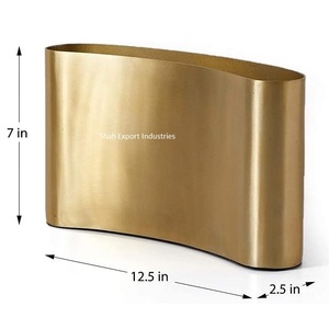 Unique Style Flower <b>Vase</b> in Metal With <b>Gold</b> Finished Perfect Fo Home Living Room and Wedding Table Decor Flower <b>Vase</b> - Product Image 6