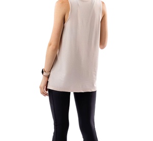เสื้อกล้ามผู้หญิงแบบปรับแต่งได้สำหรับออกกำลังกายและใส่ในฤดูร้อน สไตล์หวาน ระบายอากาศได้ดี ผ้าฝ้าย/ใยไผ่ ป้องกันการเป็นขุย คอวี ถักนิตติ้ง - Product Image 5