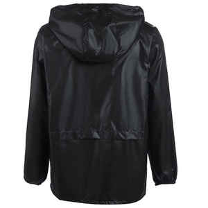 Chaqueta cortavientos impermeable de hombre personalizada de alta calidad al por mayor, chaqueta de nailon informal elegante para exteriores con cremallera y logotipo frontal - Product Image 3