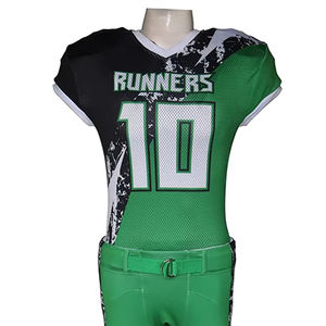 Wholesale Custom Sublimation American <b>Football</b> Jerseys Short Sleeve 100% Polyester Anti-UV High Quality Comfortable Low MOQ - Product Image 1