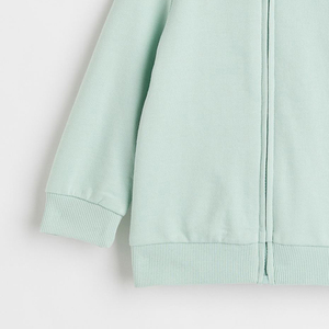 Ropa de algodón orgánico para niños pequeños, jersey con cremallera, sudaderas con capucha de diseño personalizado para bebés - Product Image 5