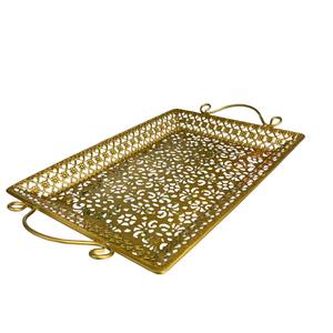 Best Quality Luxury <b>Metal</b> <b>Art</b> Deco Multi-Functional Serving Tray for Home Kitchen Dining Table Hotels Hospitality Industry Best - Product Image 6