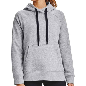 Sudadera con capucha de punto para mujer, ropa de calle de otoño al por mayor, 100% algodón, logotipo personalizado, transpirable, hombros caídos - Product Image 1