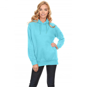 Nouveau design de sweat-shirts pour femmes, streetwear, mélange polyester/coton, respirant, logo brodé sur le devant, personnalisable, utilisation en extérieur en hiver - Product Image 3