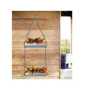 Nouvel arrivage de jardinières suspendues galvanisées pour la décoration intérieure moderne Pot de fleurs plantes herbes Pot conteneur à prix raisonnable - Product Image 1