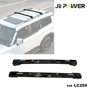 Barres transversales en alliage d'aluminium <span class=keywords><strong>2</strong></span> pièces, aérodynamiques, antivol, pour barres de toit, accessoire extérieur de voiture, barres transversales de toit pour Toyota LC250 - Product Image 1