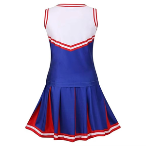 Uniforme de pom-pom girl personnalisable et confortable pour femmes, meilleur vêtement de sport, impression par sublimation, pom-pom girl personnalisée pour jeunes filles - Product Image 6