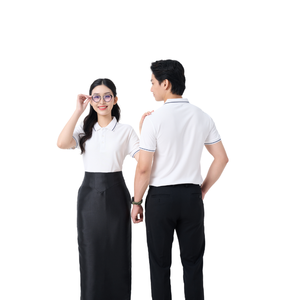 Bon polo extensible pour hommes 65% coton avec col élégant adapté à tous les âges Impression de logo professionnel Meilleur compétitif - Product Image 1